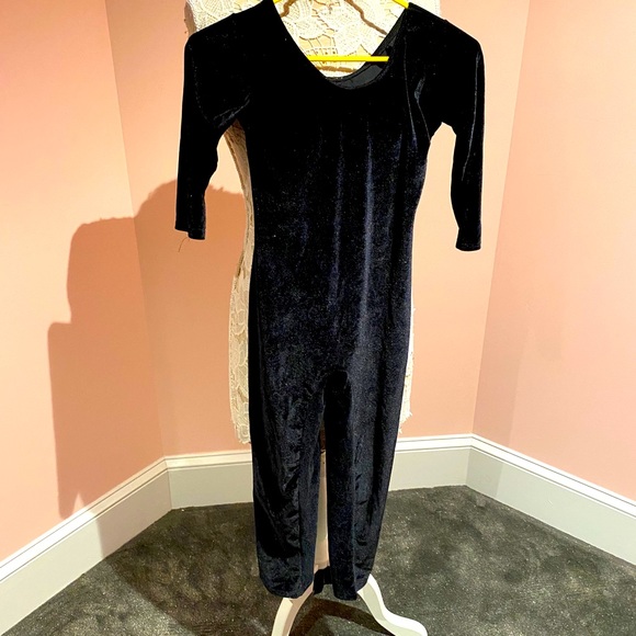 Vintage velvet leotard
